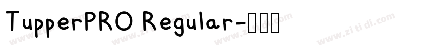 TupperPRO Regular字体转换